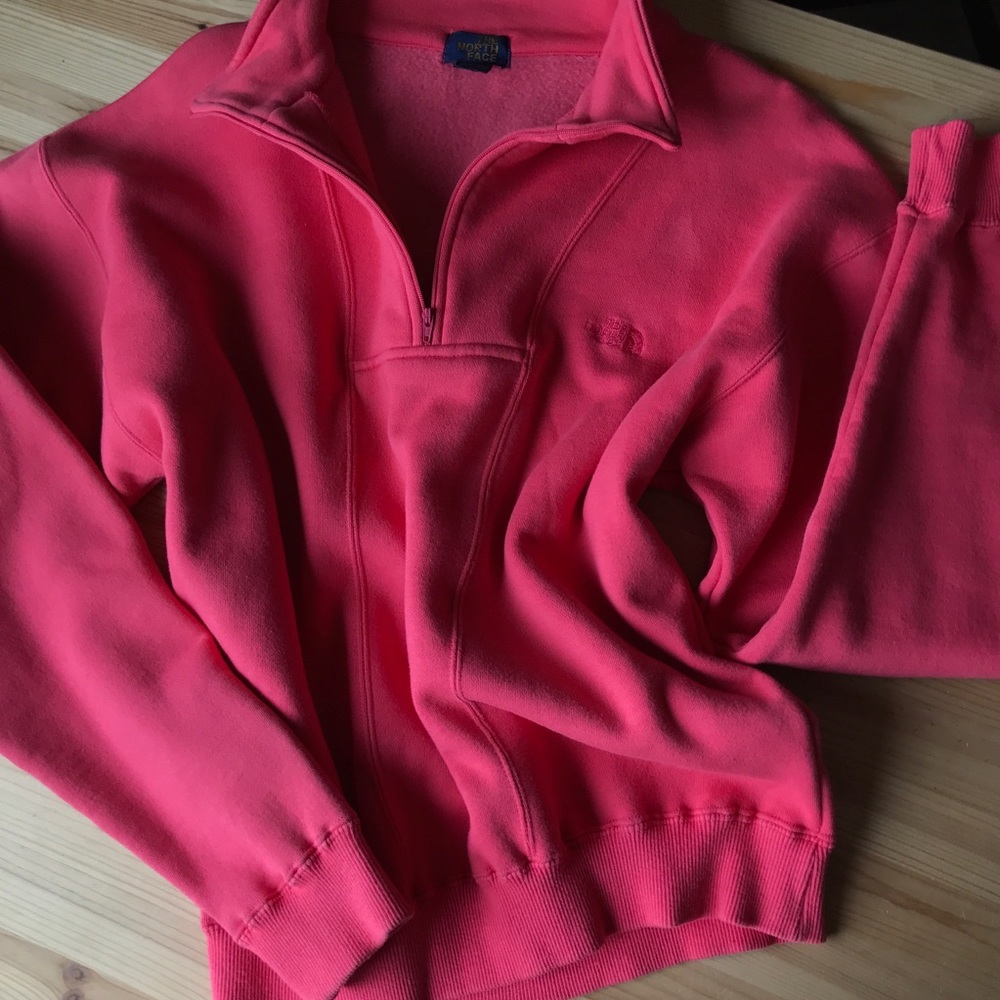 The North Face vintage half zip sweatshirt